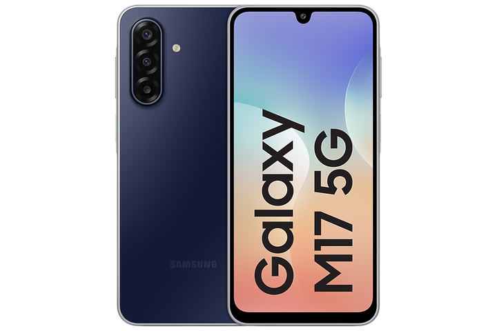 Samsung Galaxy M17 5G Sapphire Black official Samsung product image