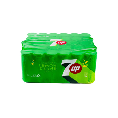 7UP Regular Soft Drink Cans 30 × 250 ml