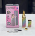 A-02 2-in-1 USB rechargeable eyebrow trimmer and ladies shaver rainbow