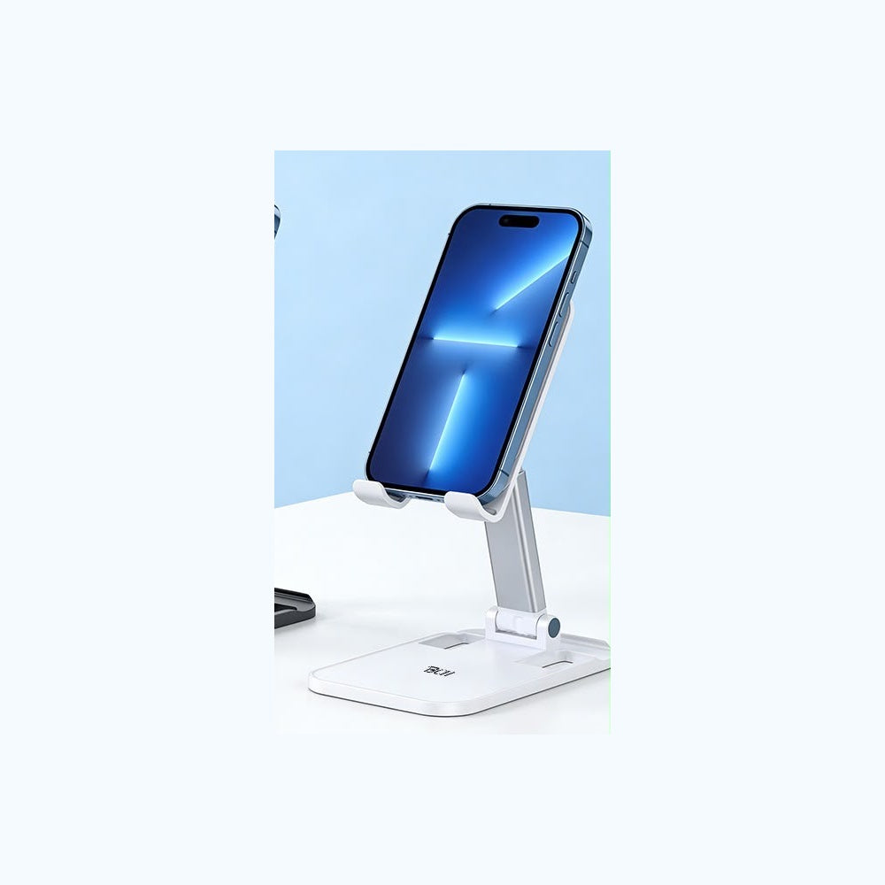 BICCHOO Adjustable Foldable Phone Stand - White
