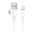 Budi DC227L10W USB-A to Lightning cable 1m 2.4A white