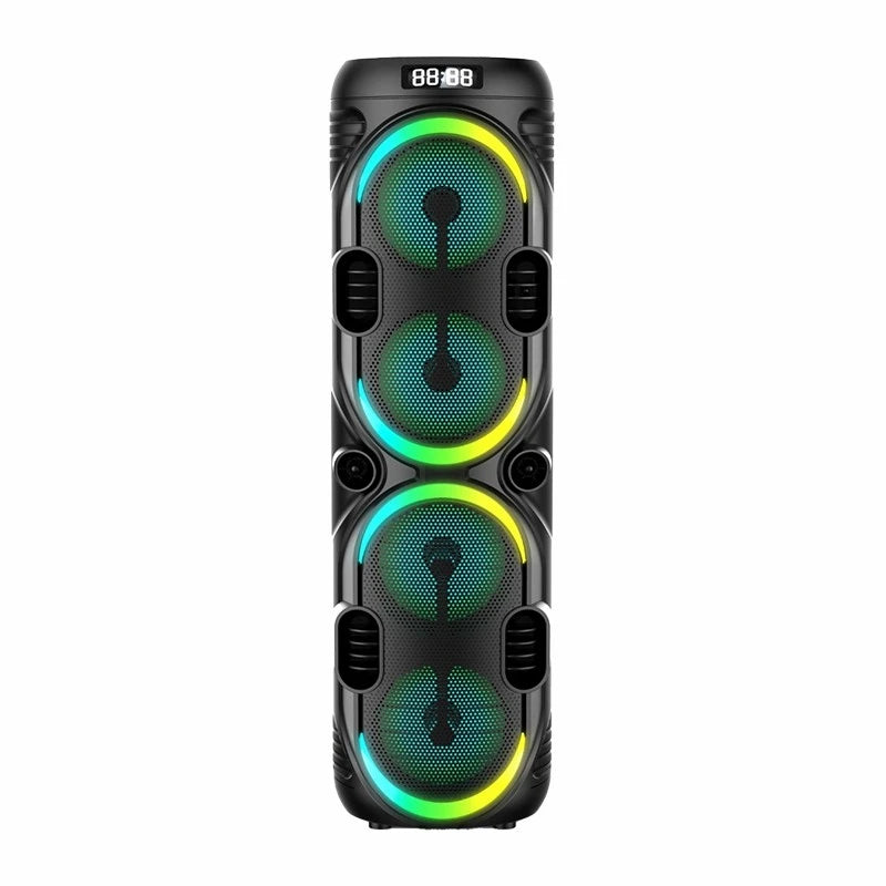 CS-8402 portable Bluetooth speaker black with RGB lights