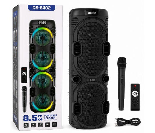 CS-8402 speaker set with wireless microphone and remote