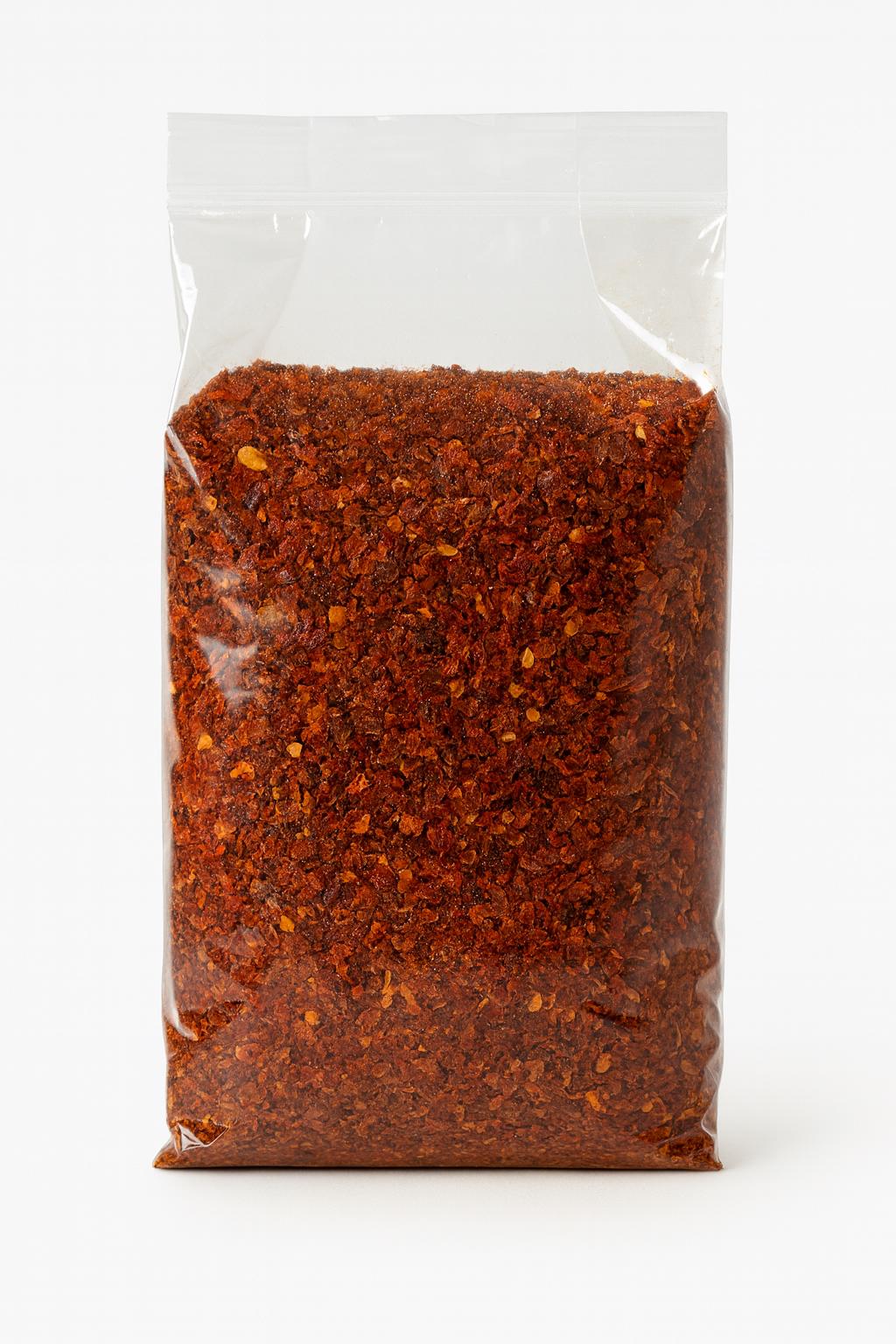 Chilli Flakes filled package — packaging may vary depending on supplier batch