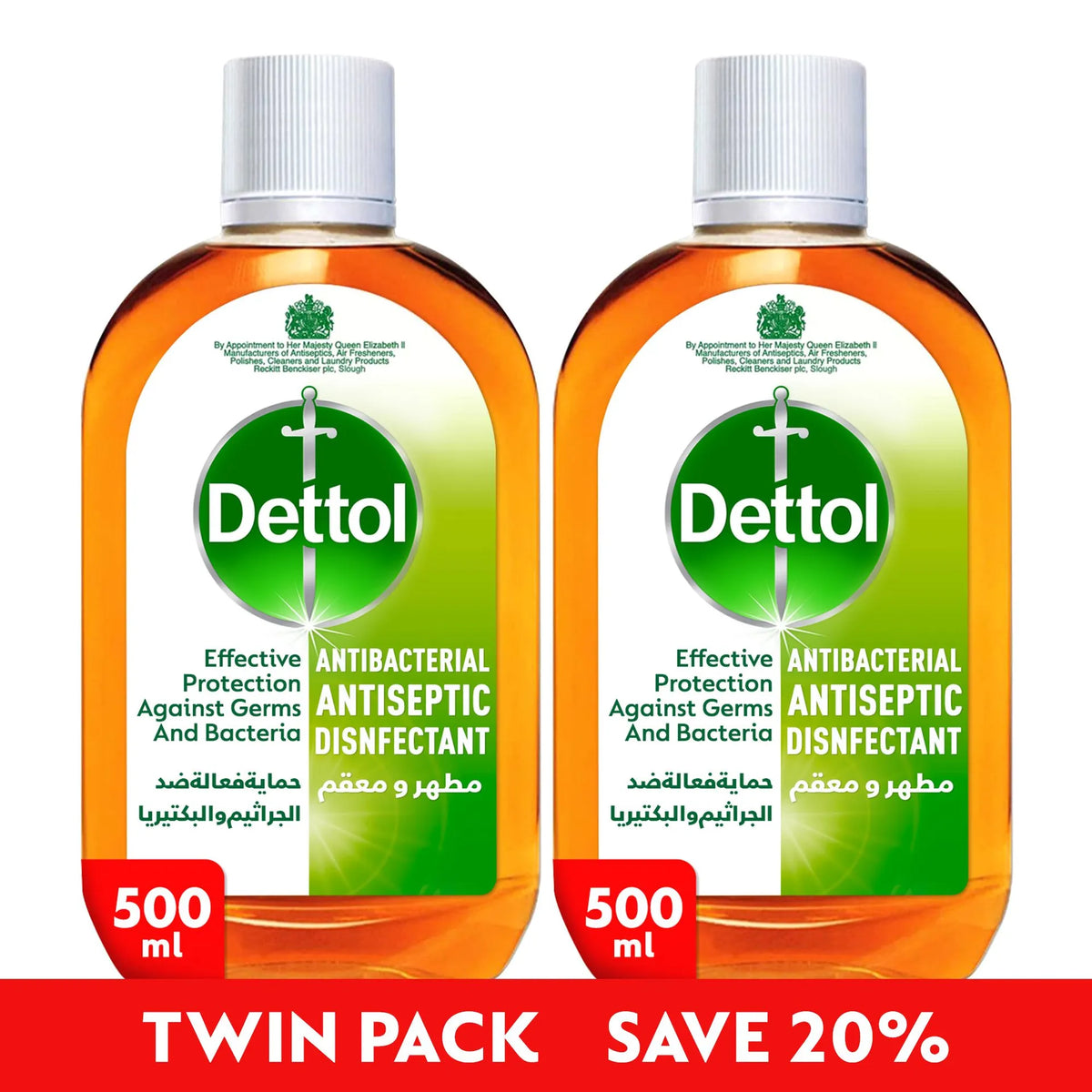 Dettol 500ml twin pack