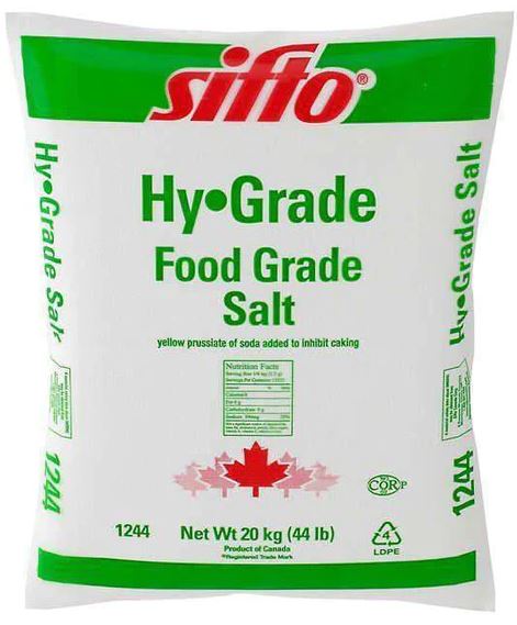 Fine food grade salt 20kg representative image