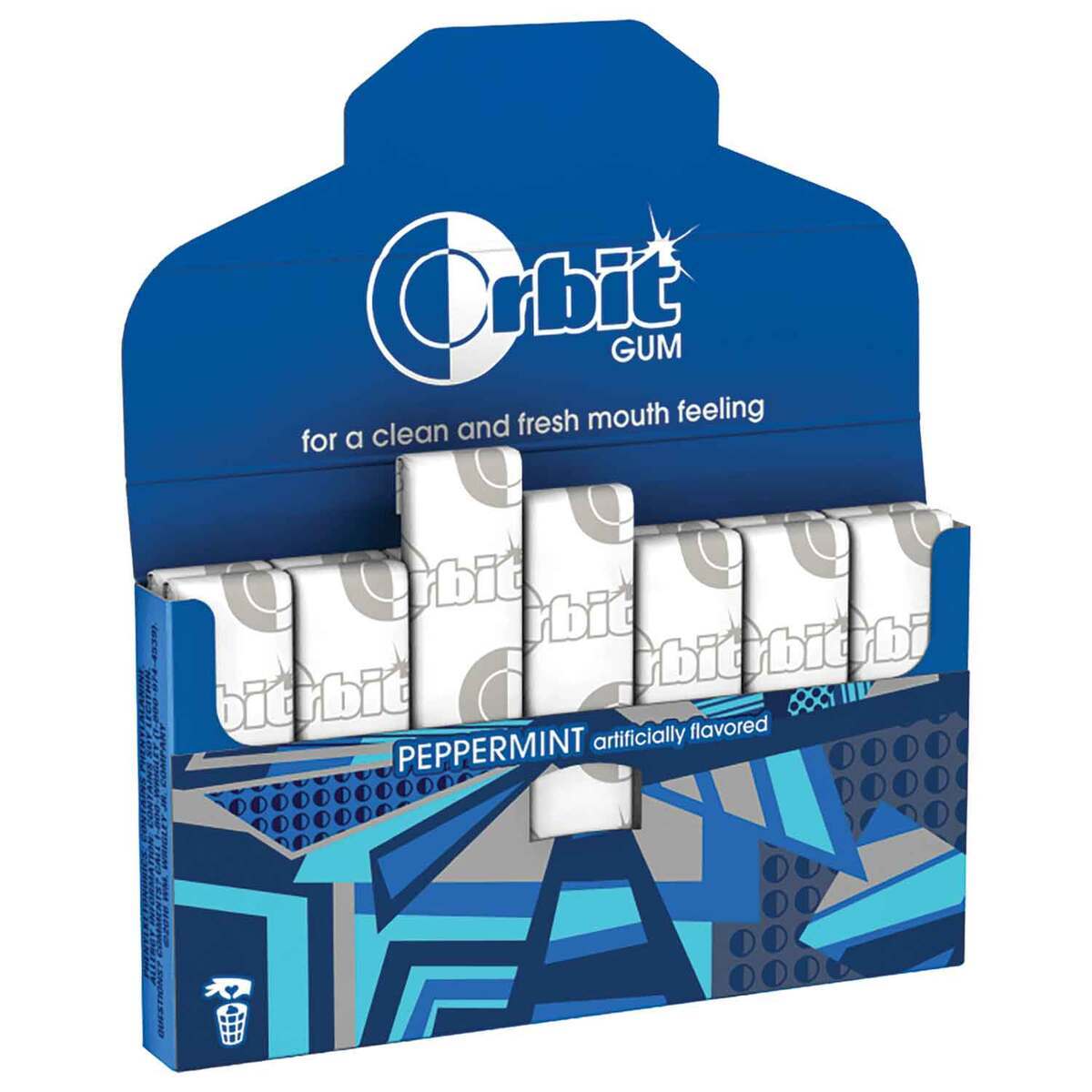 Chewing gum display box representative packaging