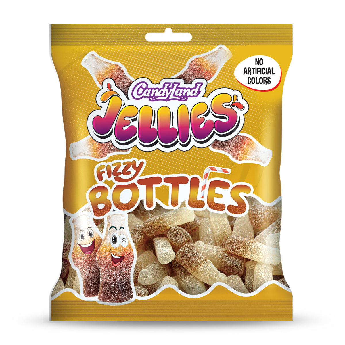 Jelly bottle gummy candy pack