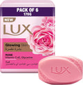Lux Glowing Skin Rose Soap 170g x6
