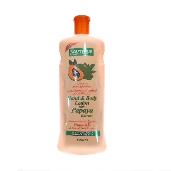 Papaya Hand and Body Lotion 600ml