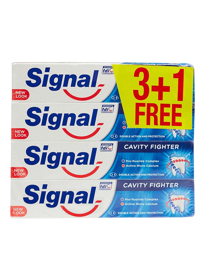 Signal Cavity Fighter Toothpaste 120ml x4