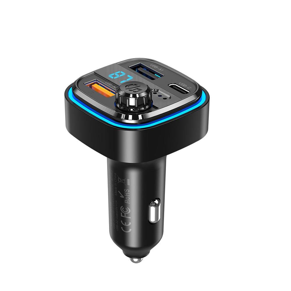 XO BCC08 Bluetooth FM Transmitter – Black exact professional product image
