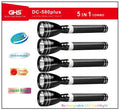 GHS DC-580plus 5-in-1 Rechargeable LED Flashlight Combo