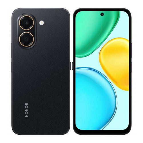 HONOR X7e Midnight Black front and back
