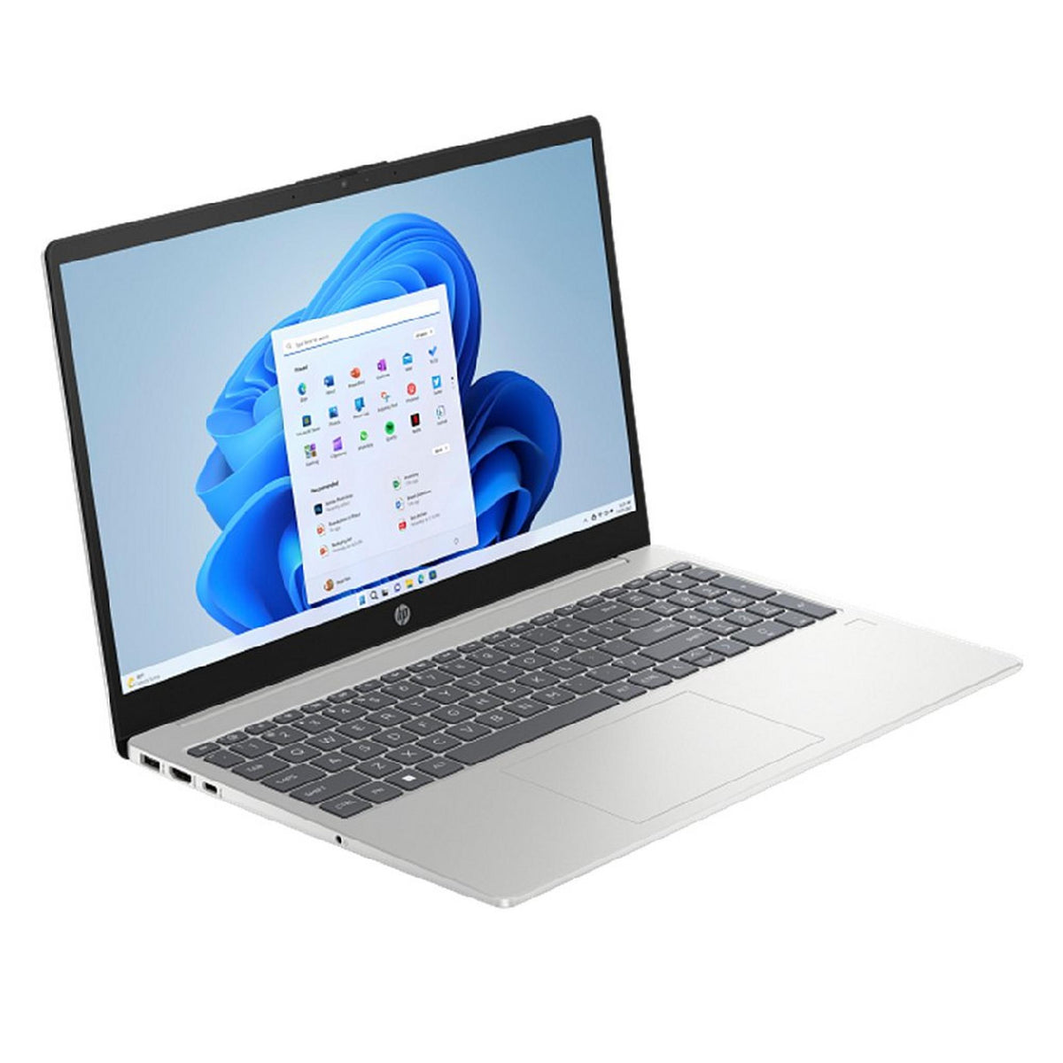 HP 15-FD0212NE laptop - alternate angled view