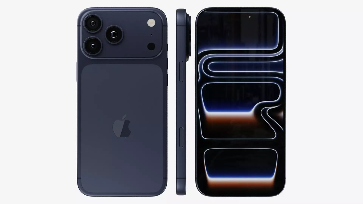 Apple iPhone 17 Pro Deep Blue view 3