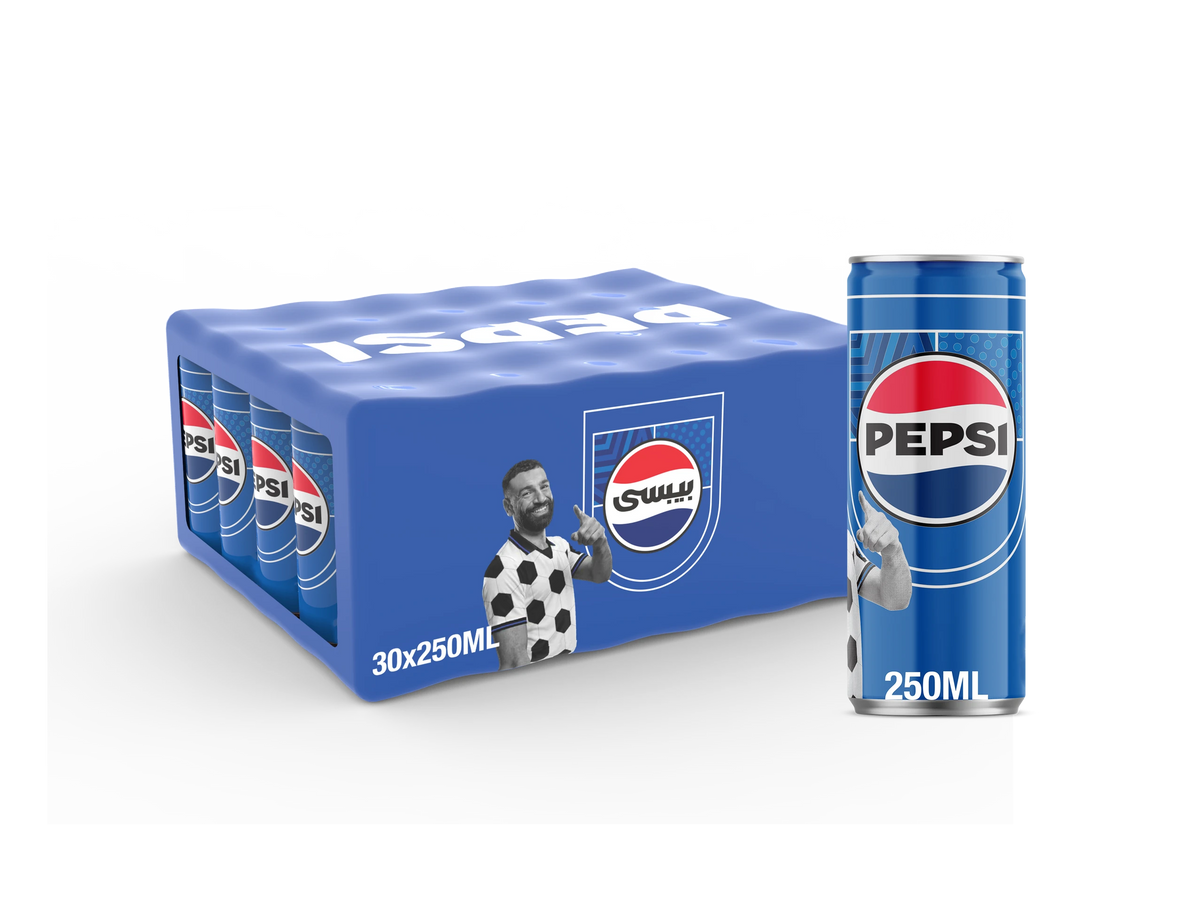 Pepsi Regular Soft Drink Cans 30 × 250 ml