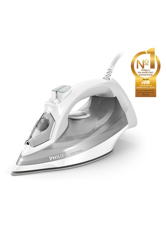 Philips 5000 Series DST5010/16 steam iron grey white
