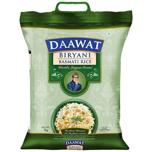 Representative biryani basmati rice 5kg packaging bag