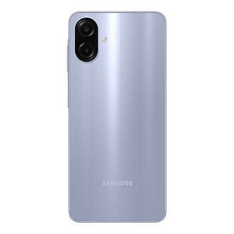 Samsung Galaxy A07s Light Violet official back view