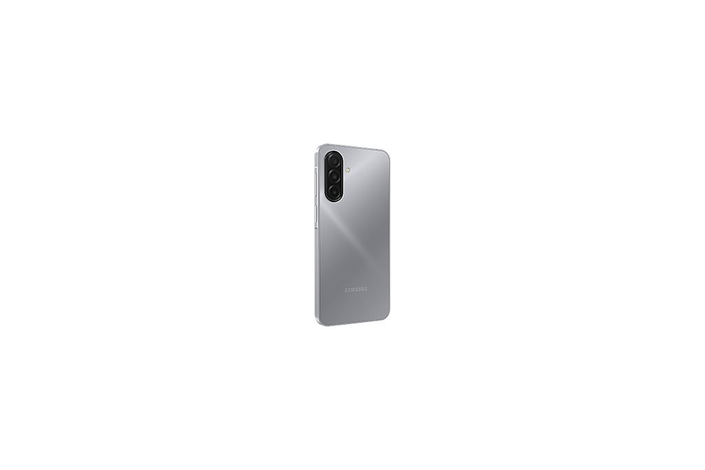 Samsung Galaxy A17 4G Gray official rear left angle