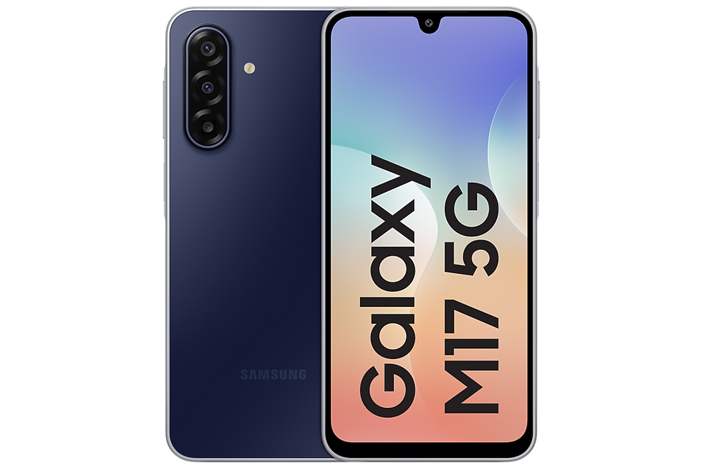 Samsung Galaxy M17 5G Sapphire Black official Samsung product image