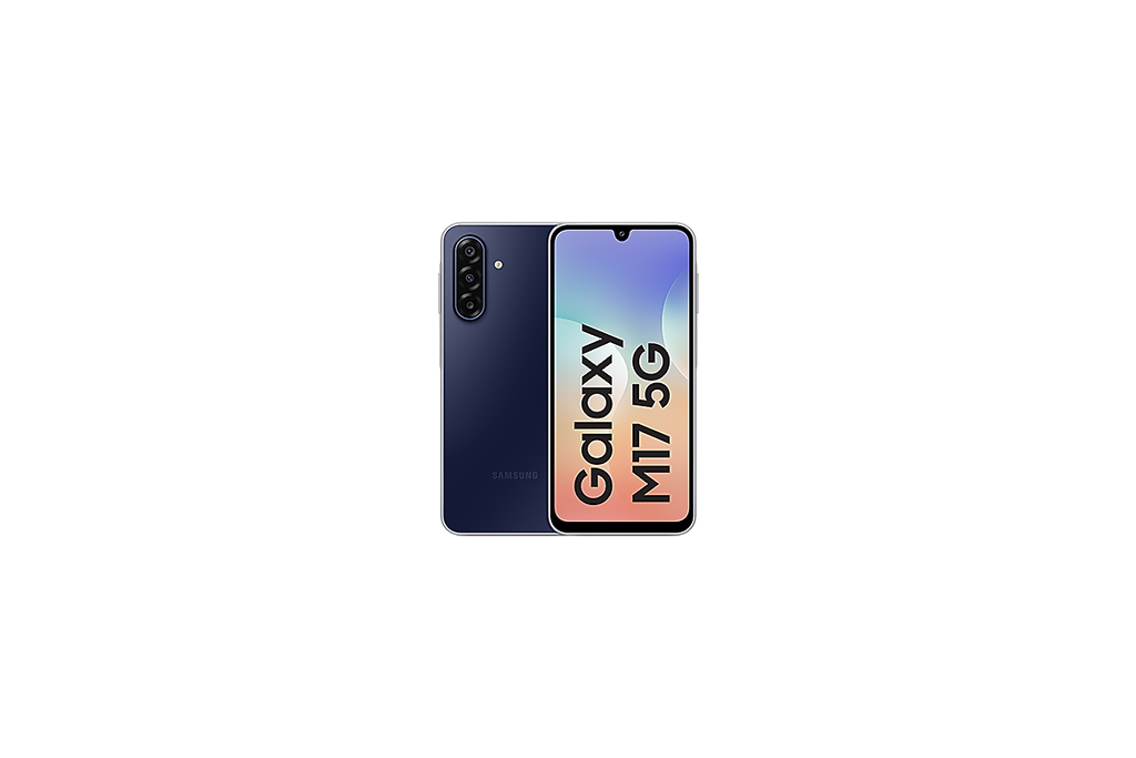 Samsung Galaxy M17 5G Sapphire Black official Samsung gallery view 2