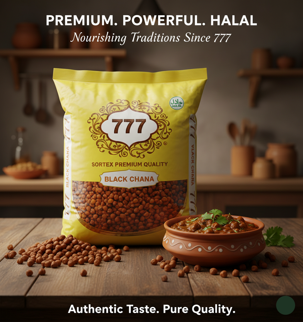Representative small chickpeas bulk-pack presentation