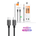 VIDVIE CB4024C&C USB-C to USB-C 100W PD cable Black