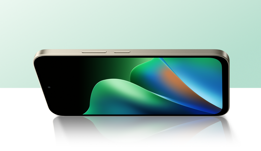 Official Xiaomi REDMI 17 (4G) Oak Green reference: front display. Unit colour awaiting confirmation.