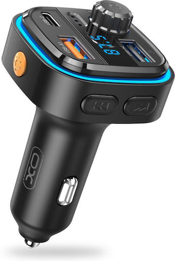 XO BCC08 Bluetooth FM transmitter car MP3 charger black